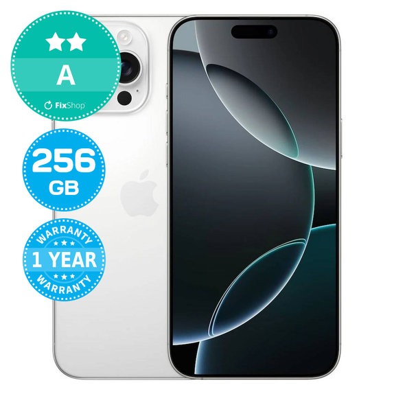 Apple iPhone 16 Pro Max White Titanium 256GB A Felújított