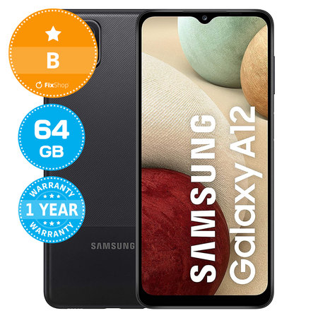 Samsung Galaxy A12 A127F Black 64GB B Felújított