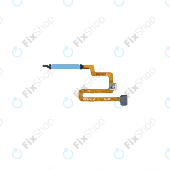 Xiaomi Redmi Note 11 Pro 5G 21091116I 2201116SG - Ujjlenyomat Érzékelő + Flex Kábel (Atlantic Blue)
