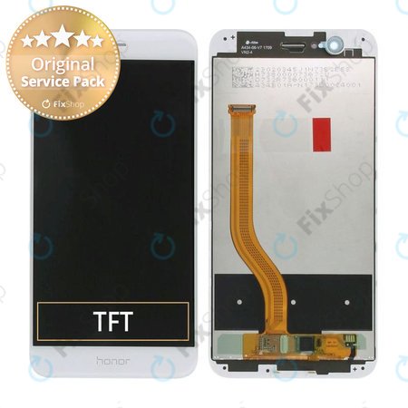 Huawei Honor 8 Pro - LCD Kijelző + Érintőüveg + Keret (Sunrise Gold) - 02351FPR Genuine Service Pack