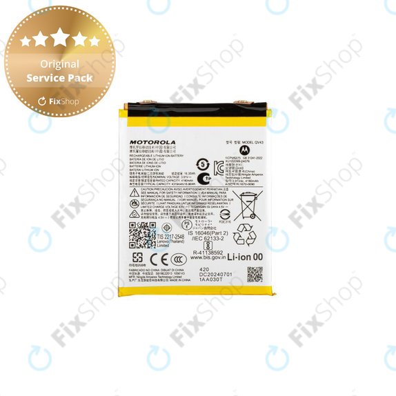 Motorola Edge 50 Neo, ThinkPhone 2025 - Akkumulátor QV43 4300mAh - SB18E23273 Genuine Service Pack