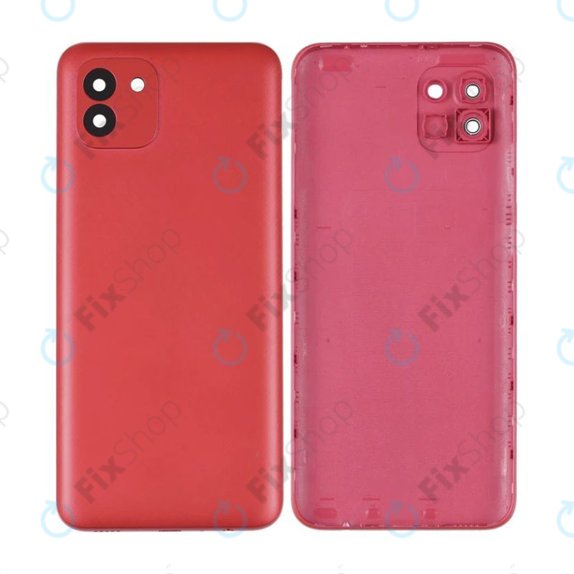 Samsung Galaxy A03 A035G - Akkumulátor Fedőlap (Red)