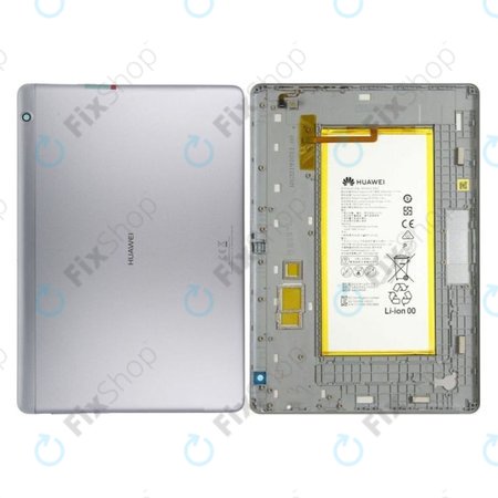 Huawei MediaPad T3 10.0 AGS-L09 - Akkumulátor Fedőlap + Akkumátor (Space Grey) - 02351LEV, 02351KDH