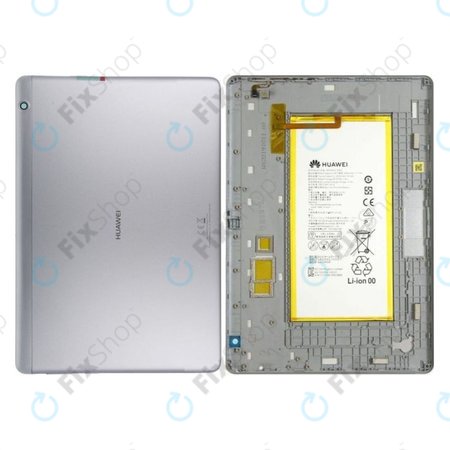 Huawei MediaPad T3 10.0 AGS-L09 - Akkumulátor Fedőlap + Akkumátor (Space Grey) - 02351LEV, 02351KDH