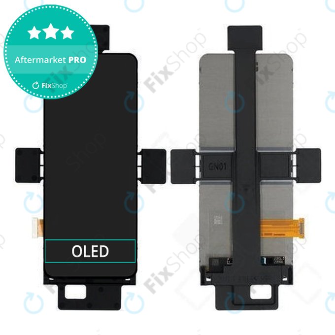 Kijelző OLED Samsung Z Flip 7 FE, Érintőüveg keret nélkül