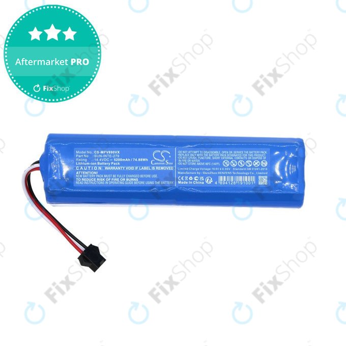 Akkumulátor Mamibot ExVac 890, 5200mAh, Li-Ion, 14.4V, SUN-INTE-279, HQ