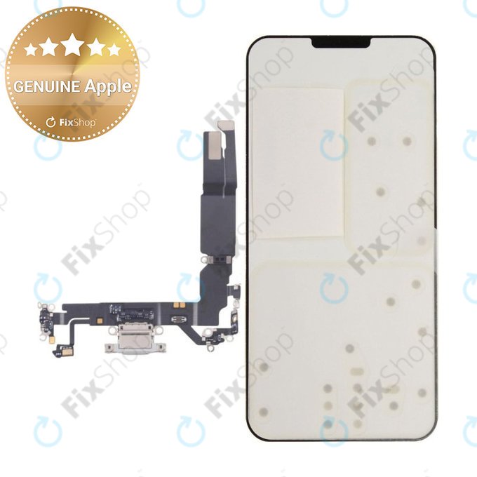 Töltő Csatlakozó + Flex Kábel | iPhone 17 | White | 923-13604 | Genuine Apple