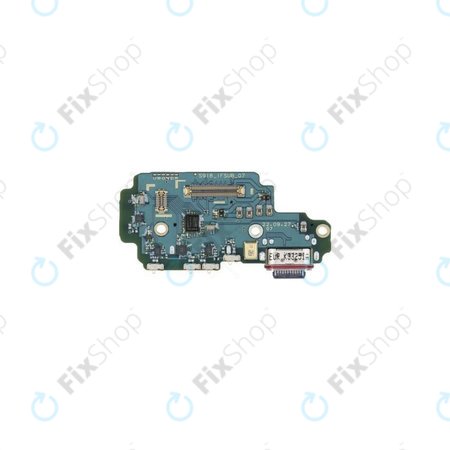 Samsung Galaxy S23 Ultra S918B - Töltő Csatlakozó + PCB Alaplap - GH96-15621A Genuine Service Pack