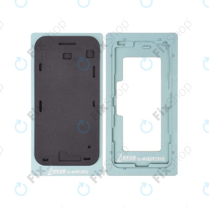 XHZC - Alignment Mold with Bezel Laminating Mat for Apple iPhone 12 Pro Max
