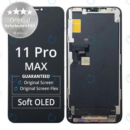 Apple iPhone 11 Pro Max - LCD Kijelző + Érintőüveg + Keret Original Refurbished PRO