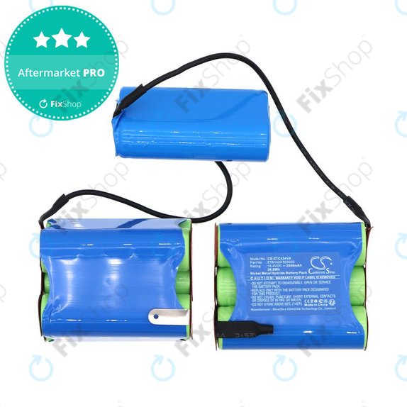 Akkumulátor ETA 1424 Carsha, 2000mAh, Ni-MH, 14.4V, ETA1424 900000, HQ