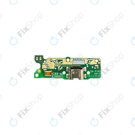 Huawei Y5p - Töltő Csatlakozó + PCB Alaplap - 02353RJQ Genuine Service Pack