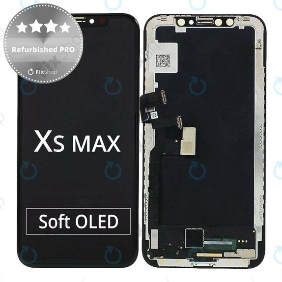 Apple iPhone XS Max - LCD Kijelző + Érintőüveg + Keret Refurbished PRO