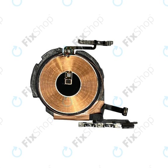 Apple iPhone 12 Mini - Vezeték Nélküli Töltő Chip + Bekapcsoló Gomb + Hangerő Gomb Flex Kábel + NFC