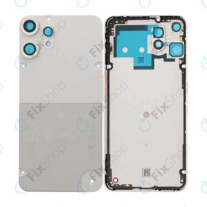 Nothing CMF Phone 2 Pro - Akkumulátor Fedőlap Komplett (White)