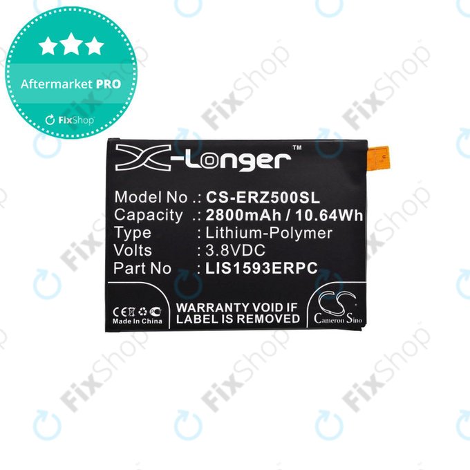 Akkumulátor Sony Xperia Z5 E6653, 2800mAh, Li-Pol, 3.8 V, LIS1593ERPC, HQ