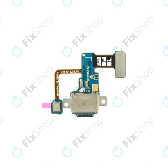 Samsung Galaxy Note 9 N960U - Töltő Csatlakozó + Flex Kábel - GH97-22278A Genuine Service Pack