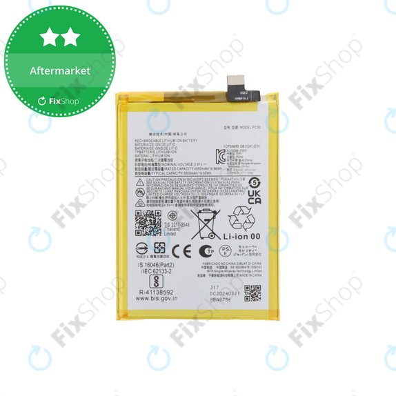 Motorola Moto G14, G54, E14 - Akkumulátor PC50 5000mAh