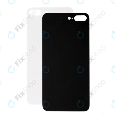 Apple iPhone 8 Plus - Hátsó Ház Üveg (Silver)