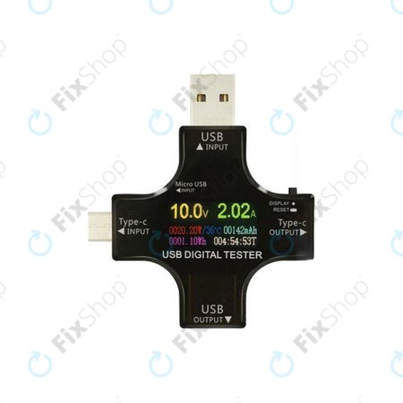 Eversame 2in1 - USB-Tesztelő és Multiméter (USB-C és USB 3.0)
