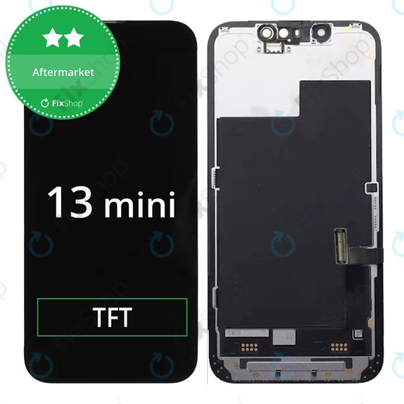 Kijelző In-Cell HD+ iPhone 13 Mini, Érintőüveg kerettel