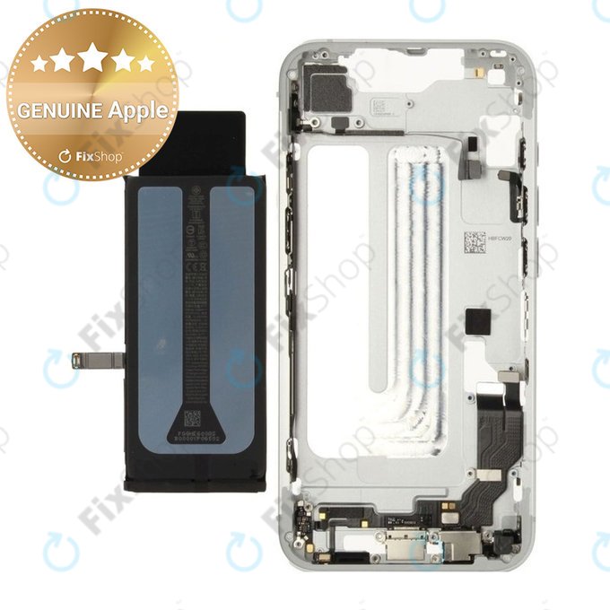 Középső keret akkumulátorral | iPhone 16e | White | ZD076-00698 | Genuine Apple