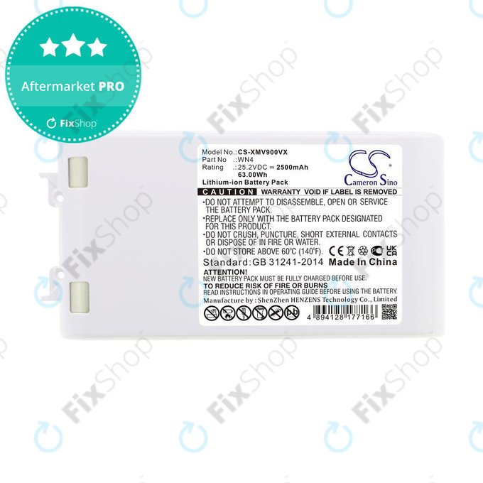Akkumulátor Xiaomi Dreame V10, V9, V8, XR, 2500mAh, Li-Ion, 25.2V, WN4, HQ