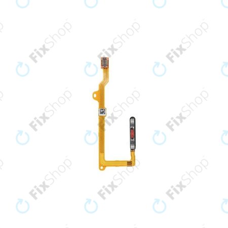 Huawei P40 Lite 5G - Ujjlenyomat Érzékelő + Flex Kábel (Midnight Black) - 02353SUR Genuine Service Pack