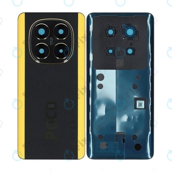 Xiaomi Poco X7 24095PCADG - Akkumulátor Fedőlap (Black) - 5600080O16P00 Genuine Service Pack