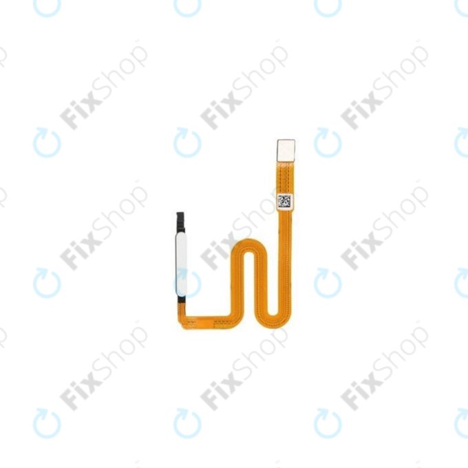 Samsung Galaxy A03s A037G - Ujjlenyomat Érzékelő + Flex Kábel (White) - GH81-21251A Genuine Service Pack