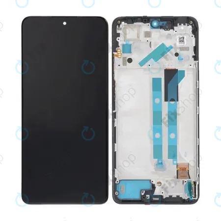 Xiaomi Redmi Note 11 Pro 5G 21091116I 2201116SG - LCD Kijelző + Érintőüveg + Keret (Graphite Gray) TFT