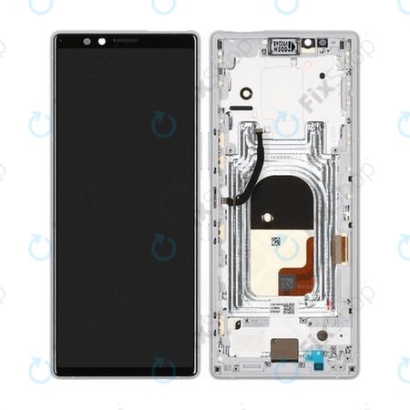 Sony Xperia 1 - LCD displej + Érintőüveg (Fehér) - 1319-0229