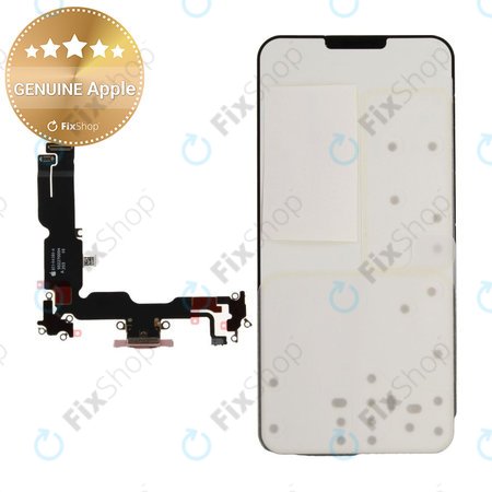 Töltő Csatlakozó + Flex Kábel | iPhone 15 Plus | Pink | 923-12773 | Genuine Apple