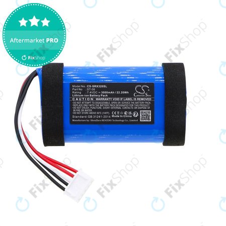 Akkumulátor Sony SRS-XB31, 3000mAh, Li-Ion, 7.4V, ST-06, HQ
