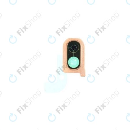Samsung Galaxy A40 A405F - Hatsó Kamera Lencse Keret (Prism Crush Coral) - GH98-43996D Genuine Service Pack
