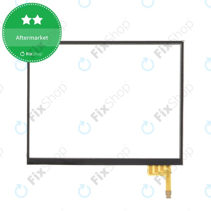 Alsó érintőüveg ragasztóval Nintendo DS Lite részére