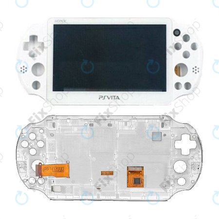Sony Playstation Vita 2000 - LCD Kijelző + Érintőüveg (Fehér)