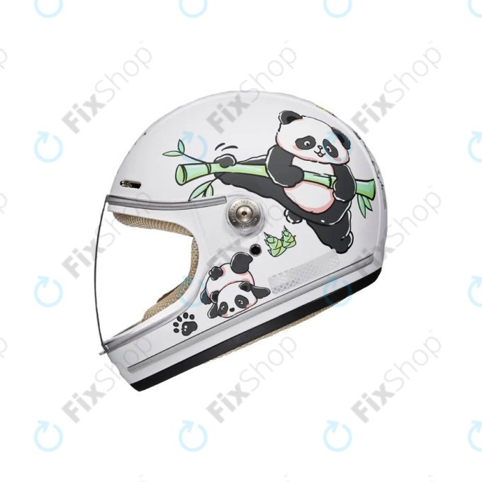 Gyerek sisak elektromos rollerhez és kerékpárhoz (46–52 cm) (Panda)