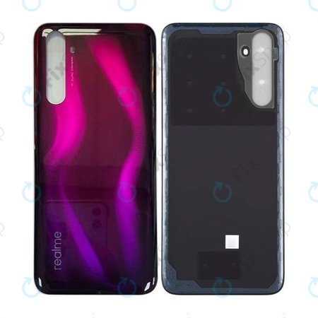 Realme 6 Pro - Akkumulátor Fedőlap (Lightning Red)