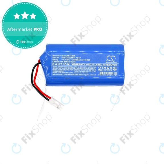 Akkumulátor Concept VR3110, VR3115, VR3000, 2600mAh, Li-Ion, 14.4V, INR18650 MH1-4S1P, HQ