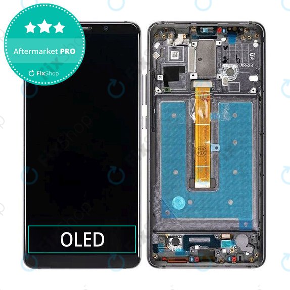 Huawei Mate 10 Pro - LCD Kijelző + Érintőüveg + Keret (Titanium Gray) OLED