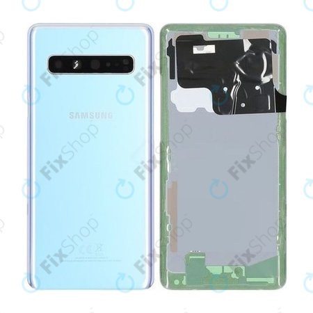 Samsung Galaxy S10 5G G977B - Akkumulátor Fedőlap (Crown Silver) - GH82-19500A Genuine Service Pack