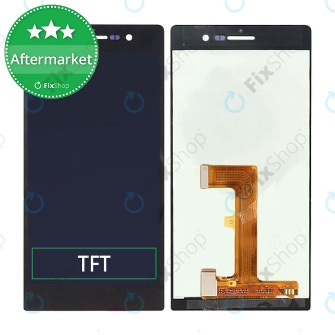 Huawei Ascend P7 - LCD Kijelző + Érintőüveg (Black) TFT