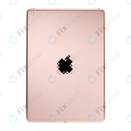 Apple iPad (7th Gen 2019, 8th Gen 2020) - Akkumulátor Fedőlap WiFi Változat (Rose Gold)