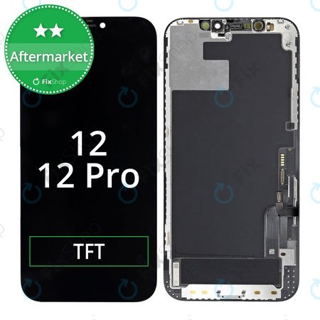 Apple iPhone 12, 12 Pro - LCD Kijelző + Érintőüveg + Keret TFT