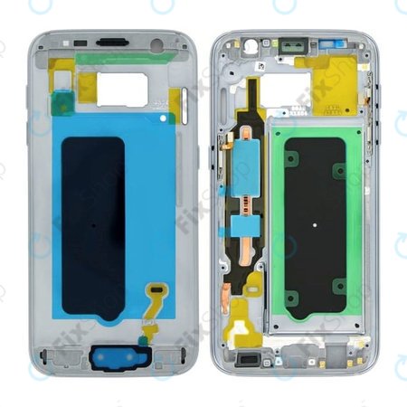 Samsung Galaxy S7 G930F - Előlapi Keret (Black) - GH96-09788A Genuine Service Pack