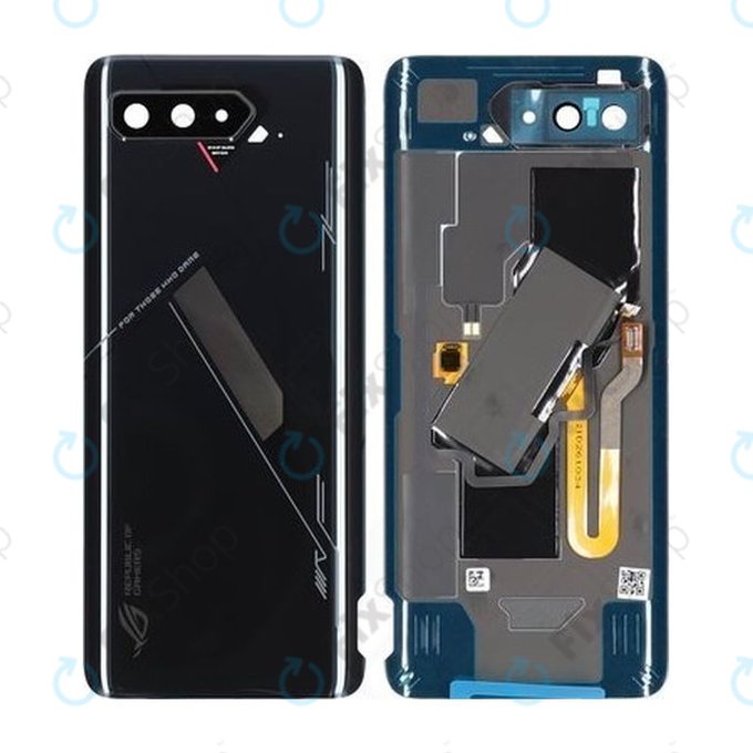 Asus ROG Phone 5s. 5s Pro ZS676KS - Akkumulátor Fedőlap (Blue) - 90AI0091-R7A040 Genuine Service Pack