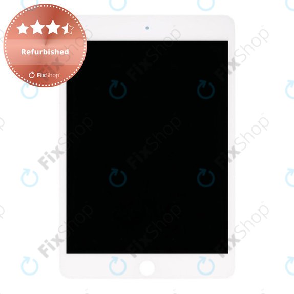 LCD Kijelző iPad Mini 5, White, Érintőüveg keret nélkül, Refurbished