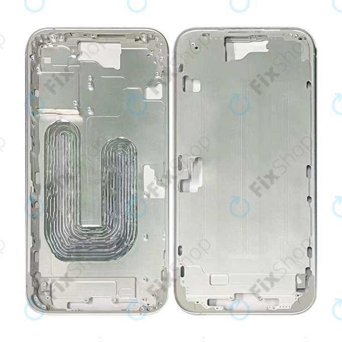 Apple iPhone 16 Plus - Középső keret + Bekapcsoló + hangerő gomb (White)