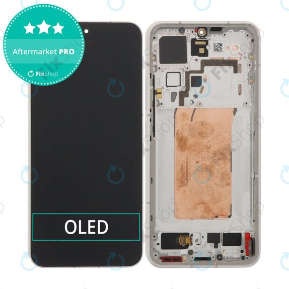 Xiaomi 15 5G - LCD Kijelző + Érintőüveg + Keret (White) OLED
